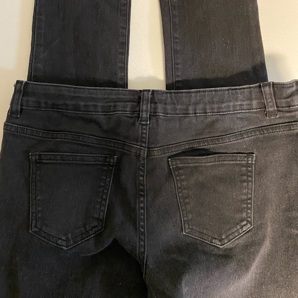Black stone washed jeans - Picture 2 of 2